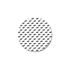 Freedom Concept Graphic Silhouette Pattern Golf Ball Marker (4 Pack) by dflcprintsclothing
