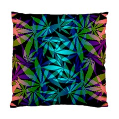 420 Ganja Pattern, Weed Leafs, Marihujana In Colors Standard Cushion Case (two Sides) by Casemiro