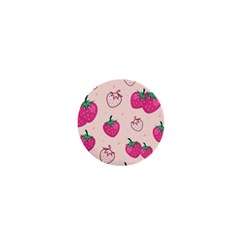 Seamless-strawberry-fruit-pattern-background 1  Mini Magnets by Vaneshart
