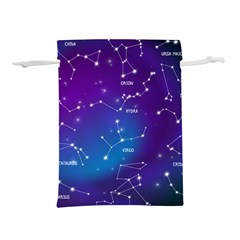 Realistic-night-sky-poster-with-constellations Lightweight Drawstring Pouch (m) by Vaneshart