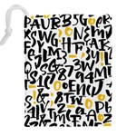 Letters-pattern Drawstring Pouch (4XL) Back