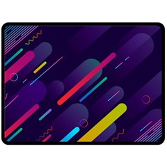 Colorful-abstract-background Double Sided Fleece Blanket (large)  by Vaneshart