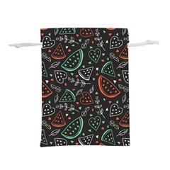 Seamless-vector-pattern-with-watermelons-mint -- Lightweight Drawstring Pouch (m) by Vaneshart