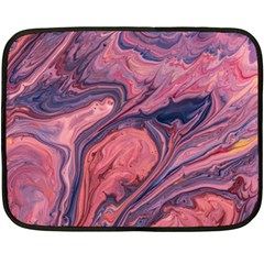 Abstract-colorful-painting-background-closeup Double Sided Fleece Blanket (mini)  by Vaneshart