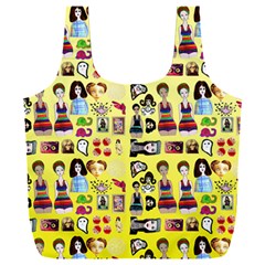 Kawaiicollagepattern3 Full Print Recycle Bag (xxl) by snowwhitegirl
