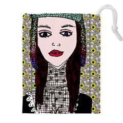 Chris Wall Drawstring Pouch (4xl) by snowwhitegirl