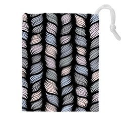 Seamless Pattern With Interweaving Braids Drawstring Pouch (4xl) by BangZart