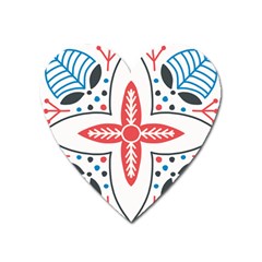 Motif Heart Magnet by Sobalvarro