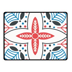Motif Double Sided Fleece Blanket (small)  by Sobalvarro