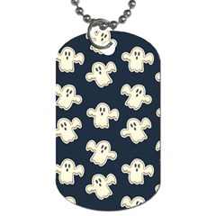 Hand Drawn Ghost Pattern Dog Tag (two Sides) by BangZart