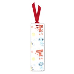 Cute Cartoon Robots Seamless Pattern Small Book Marks by BangZart