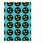005 - Ugly Smiley With Horror Face - Scary Smiley Small Garden Flag (Two Sides) Back