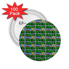 Game Over Karate And Gaming - Pixel Martial Arts 2 25  Buttons (100 Pack)  by DinzDas