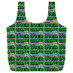 Game Over Karate And Gaming - Pixel Martial Arts Full Print Recycle Bag (xxl) by DinzDas
