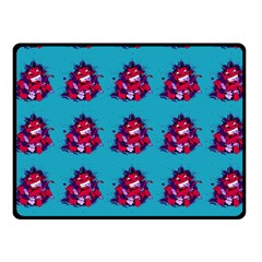 Little Devil Baby - Cute And Evil Baby Demon Fleece Blanket (small) by DinzDas