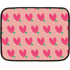 Hearts Fleece Blanket (mini) by tousmignonne25