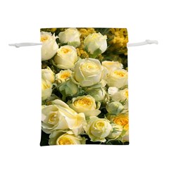 Yellow Roses Lightweight Drawstring Pouch (m) by Sparkle