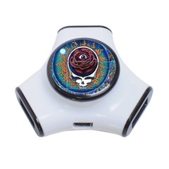 Grateful Dead Ahead Of Their Time 3-port Usb Hub by Sapixe