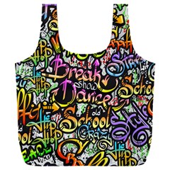 Graffiti Word Seamless Pattern Full Print Recycle Bag (xxxl) by Amaryn4rt