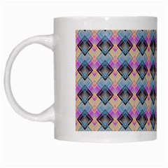 Pink And Blue White Mugs by Sparkle