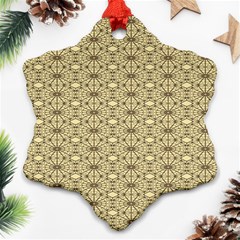 Digital Flowers Ornament (snowflake) by Sparkle