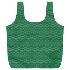 Digital Waves Full Print Recycle Bag (xxl) by Sparkle
