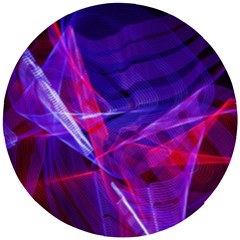 Fractal Flash Wooden Puzzle Round by Sparkle