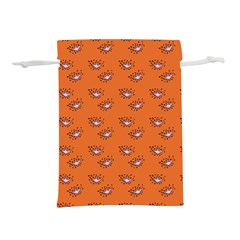 Zodiac Bat Pink Orange Lightweight Drawstring Pouch (m) by snowwhitegirl