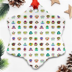All The Aliens Teeny Ornament (snowflake) by ArtByAng