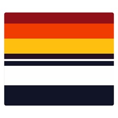 Retro Sunset Double Sided Flano Blanket (small)  by tmsartbazaar