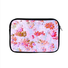 Cosmos Flowers Pink Apple Macbook Pro 15  Zipper Case by DinkovaArt