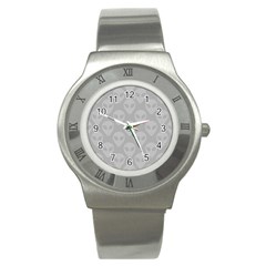 Grey Aliens Ufo Stainless Steel Watch by SpinnyChairDesigns