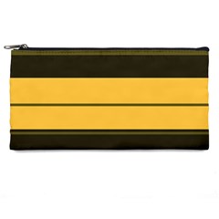 Vintage Yellow Pencil Case by tmsartbazaar