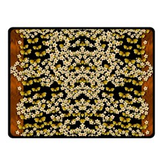 Free As A Flower And Frangipani In  Freedom Fleece Blanket (small) by pepitasart
