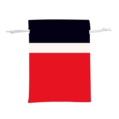 Navy Blue With Red Lightweight Drawstring Pouch (m) by tmsartbazaar