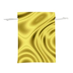 Golden Wave Lightweight Drawstring Pouch (l) by Sabelacarlos