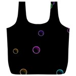 Bubble In Dark 2 Full Print Recycle Bag (XXL) Front