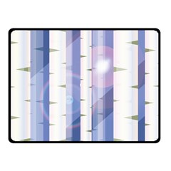 Birch Tree Forest Digital Fleece Blanket (small) by Mariart