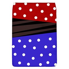 Mixed-lines-dots Black-bg Removable Flap Cover (l) by Casemiro