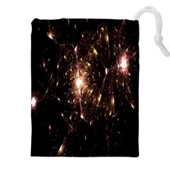 Glowing Sparks Drawstring Pouch (4xl) by Sparkle