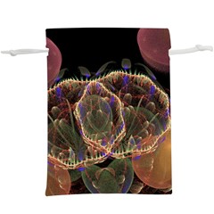 Fractal Geometry  Lightweight Drawstring Pouch (xl) by Sparkle