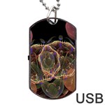 Fractal Geometry Dog Tag USB Flash (One Side) Front
