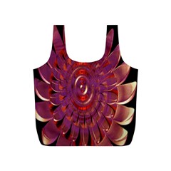 Chakra Flower Full Print Recycle Bag (s) by Sparkle
