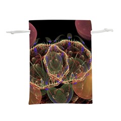 Fractal Geometry Lightweight Drawstring Pouch (l) by Sparkle