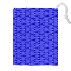 Blue-monday Drawstring Pouch (4xl) by roseblue