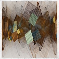 Digital Geometry Canvas 20  X 20  by Sparkle