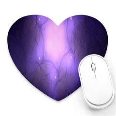 Violet Spark Heart Mousepads by Sparkle