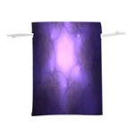 Violet Spark Lightweight Drawstring Pouch (L) Back