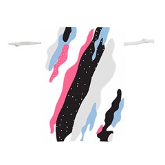 Abstract Space Pattern Design Lightweight Drawstring Pouch (l) by brightlightarts
