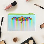 Rainbow Bird Cosmetic Bag (XS) Back